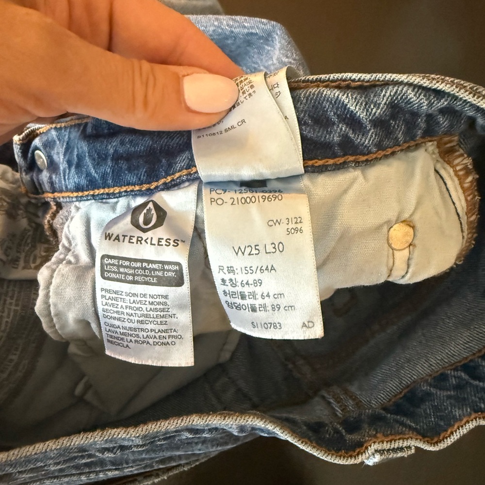 Levi's Light Blue Straight Leg Jeans - Picture 5 of 5
